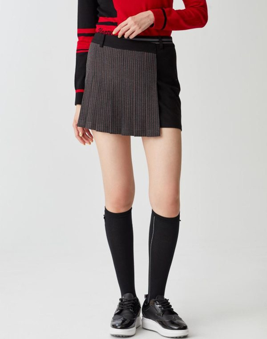 Chân váy nữ hazzys HWSK1D621BK